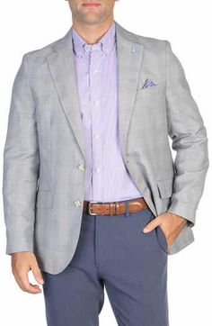 TailorByrd Solid Two-Button Linen Blend Sport Coat | Nordstromrack Sport Coat, Linen Blend, Free Shipping