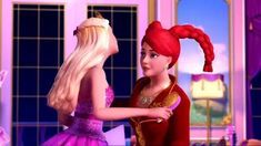 barbie the princess and the frog talking to each other