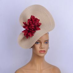 Hello!Welcome to our shop of  365daysCreations product information: Season:All Season Gender:Female Occasion:Party,Wedding,Melbourne cup,Kentucky Derby Material:PP straw,silk flower With 1.2cm satin headband at the back Color:rusty orange,beige wine Orange Hat Fascinator For Races, Red Hat For Kentucky Derby, One Size Fits Most, Flower-shaped Fascinator For Kentucky Derby Church Occasions, Flower-shaped Fascinator For Kentucky Derby, Luxury Hat-shaped Fascinator For Garden Party, Tee Party, Derby Hats Fascinators, Rusty Orange, Church Hat