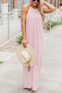 All I Really Want Is Love Maxi Dress Feminine Solid Color Maxi Dress For Day Out, Casual Pink Maxi Dress For Date Night, Long T, Tie Dye Long Sleeve, Style Upgrade, Women Long Sleeve Tops, Hooded Cardigan, Pink Maxi Dress, Fall Sweaters