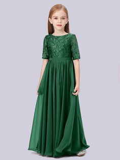 Dark_Green Chiffon Dresses With Pleated Bodice For Banquet, Chiffon Banquet Dress With Pleated Bodice, Banquet Chiffon Dress With Pleated Bodice, Chiffon Dress With Fitted Bodice And Short Sleeves, Bridesmaid Dress With Pleated Bodice And Short Sleeves, Maxi Length Lace Bodice Dress For Banquet, Floor-length Bridesmaid Dress With Pleated Bodice, Formal Short Sleeve Dresses With Lace Bodice, Short Sleeve Lace Top