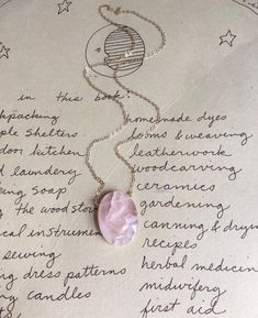 Pretty in pink. This rose quartz crystal pendant necklace is the perfect healing piece to add to your jewelry collection. Exuding dusty soft shades of pink, rose quartz helps soothe your heart and emit love to those all around you. Embrace the delightful beauty and tranquil benefits of this gentle and graceful creation.   Pink Rose Quartz Crystal Pendant Necklace•Beautifully polished double terminated 25-30mm gorgeous piece •Soft and feminine style•Loving calm energy — speaks directly to your he Pink Oval Feminine Jewelry, Feminine Pink Oval Jewelry, Feminine Oval Pink Jewelry, Rose Quartz Crystal Necklaces With Gemstone For Gift, Rose Quartz Necklace In Rose Gold For Gift, Feminine Rose Gold Rose Quartz Necklaces, Handmade Pink Crystal Necklace As Gift, Handmade Pink Crystal Necklace For Gift, Rose Gold Rose Quartz Necklace Gift