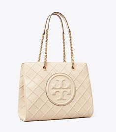 Fleming Soft Chain Tote: Women's Designer Tote Bags | Tory Burch Expensive Bag, Tory Burch Fleming, Expensive Gifts, Tory Burch Tote, Womens Designer Handbags, Tory Burch Handbags, Statement Bag, Dresses Designer, Designer Totes