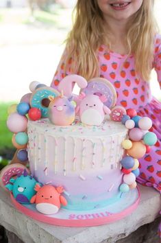 8 Year Birthday Cake Ideas, 6year Birthday Party Ideas, Squishville Birthday Party, 7 Year Birthday Party Themes, 9 Birthday Cake Girl, Birthday Party Ideas 9 Girl, Birthday Cake Ideas For 8 Year Girl, 6th Birthday Party Ideas For Girls Theme, Birthday Party Ideas 8 Girl