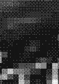 an abstract black and white background with dots