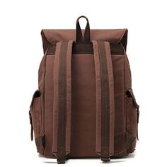 Check out this travel backpack for men from Innovato Design, a one of a kind design excellently made from canvas leather material. It has a soft handle and softback design making it comfortable to carry. It has incredible features like an interior compartment that can carry a 14-inch laptop, an interior phone pocket, a slot, and a zipper pocket. It has an exquisite design and went through the latest professional embossing technique.  Product Highlights   Expensive looking piece of bag for men  Made from eco-friendly materials  Available colors: army green, khaki, coffee  Bag dimension: 45cm x 18cm x 32.5cm  Capacity: 20 to 35 Litre Rugged Canvas Bags With Pockets, Brown Outdoor Bags With Pockets, Brown Travel Bag With Pockets For Outdoor, Brown Travel Bag With Pockets, Brown Large Capacity Travel Bag For Outdoor Activities, Brown Large Capacity Travel Bag For Outdoor, Large Capacity Brown Travel Bag For Outdoor Activities, Casual Brown Travel Backpack, Brown Leather Trim Standard Backpack