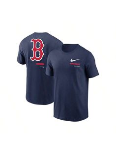 Throw on this Nike Over the Shoulder T-shirt when you need a spirited look for game day. It features recognizable Boston Red Sox graphics on the chest so that your loyalty is easily noticeable. Soft fabric and a crew neck design offer comfort with each wear. 
Officially licensed 
Screen print graphics 
Crew neck 
Short sleeve 
Sports Fan Shop by LIDS 
This item purchased online must be returned to the vendor by mail only. This item cannot be returned to Macy's stores. 
100% Cotton 
Machine Wash, Sports Fan T-shirt With Team Name For Baseball Season, Sports Fan T-shirt With Logo Print And Crew Neck, Baseball Season Fan Merchandise T-shirt, Game Day Sports Fan T-shirt With Crew Neck, Sports T-shirt With Team Logo For Baseball Season, Varsity Logo Print T-shirt For Game Day, Team Logo T-shirt For Baseball Game Day, Game Day T-shirt With Logo For Baseball Season, Game Day Baseball T-shirt With Logo Print