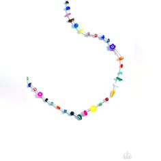 Colorful Necklace With Beads Of All Sizes And Shapes And Colors. Comes With A Free Pair Of Matching Earrings Rainbow Bohemian Jewelry For Spring, Bohemian Rainbow Jewelry For Spring, Spring Rainbow Bohemian Jewelry, Colorful Beaded Necklaces For Spring, Colorful Round Beaded Necklaces For Spring, Spring Colorful Beaded Necklaces, Multicolor Beaded Chain Necklace For Spring, Spring Yellow Necklaces With Colorful Beads, Casual Yellow Beaded Chain Jewelry