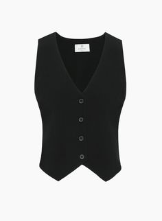 CURIO VEST | Aritzia Semi-formal Fitted V-neck Vest, Fitted V-neck Vest For Semi-formal Occasions, Semi-formal Sleeveless Vest With Button Closure, Classic Vest With Hidden Button Closure, Elegant Fitted Vest With Button Closure, Tailored Classic V-neck Tops, Tailored Elegant Vest With Button Closure, Classic Tailored V-neck Tops, Elegant Tailored Vest With Button Closure