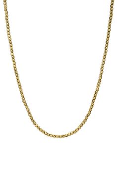 14k solid gold diamond cut bead chain necklace in the gold color and chain length of your choice. A modern, edgy, and timeless necklace chain. Weight: Approx. 7 grams Beads: Approx. 3mm Ships in 4-6 business days Rush orders ships in 2-3 business days Comes gift ready in a custom Zoe Lev jewelry box. *Eligible for return, per our policy. See here for details. Timeless Necklace, Bead Chain Necklace, Bead Chain, Necklace Sizes, Necklace Chain, Diamond Cut, Beaded Chain, Bead Necklace, Chain Lengths