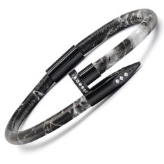 PRICES MAY VARY. HANDCRAFTED BY JEWELRY ARTISANS - GT Collection Black Plated Bracelets are handmade using marble black leather, stainless steel, and Cubic Zirconia for a beautiful and unique piece of mens fashion that you can wear for years to come. TEMPTING CLOSURE - This ultra-wearable multi-purpose mens bracelet features a tempting closure and comfortably fits wrist sizes of 7.5 inches to 8.3 inches (19 to 21 cm). SYMBOLIC NAIL BRACELET - Symbolic jewelry offers a wide array of benefits and Nail Cuff, Restore Energy, Find Purpose, Nail Bracelet, Symbolic Jewelry, Black Plates, Unique Nails, Spiritual Practices, Perfect Man