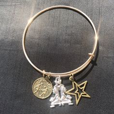 May 21 - June 21 Adjustable Bangle (Can Size Up Or Down) Double Sided Coin Charm More Zodiac Signs Coming Soon! The Perfect Gift To Preserve Jewelry Try To Not Get Wet, Keep In Little Bag (Included) While Not Wearing. Handmade, Ready To Ship! Thank You For Supporting My Business - #Zodiac #Astrology #Constellation #Gift #Birthday #Sign #Alexandani #Freepeople #Urbanoutfitters Silver Nickel-free Bangle For Friendship, Silver Jewelry With Adjustable Chain For Friendship, Silver Charm Bracelet With Adjustable Bangle, Silver Metal Friendship Bracelets, Adjustable Gold Sterling Silver Bangle, Adjustable Silver Bangle With Charms, Silver Adjustable Symbolic Charm Bracelet, Silver Symbolic Charm Bracelet, Symbolic Adjustable Nickel-free Charm Bracelet