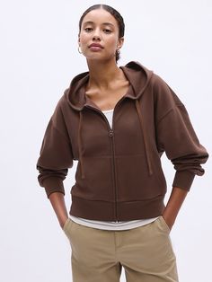 Hoodie Gap, Hip Length, Zip Up, Drop Shoulder, Zip Hoodie, Gap, Zip Ups, Long Sleeves, Long Sleeve