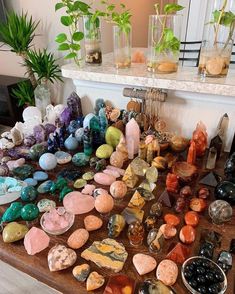 Crystals Collection, Nature Connection, Crystal Room, Ac New Leaf, Crystal Vibes, Crystal Aesthetic, Spiritual Decor, Spiritual Crystals, Pretty Rocks