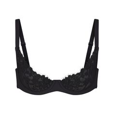 Cute Bras, Bra Lace, Cat Accessories, Black Bra, Lace Bra, Aesthetic Clothes, Fashion Inspo Outfits, Women's Intimates, Bralette