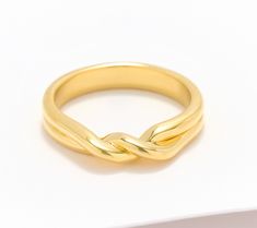 Boast a stackable style with this one playfully designed puzzle ring -- a delightful design consisting of two interlocking bands soldered together with a twist-front detail. From Sophie Blake. Stackable Twisted Rings For Promise, Modern Twist Stackable Rings For Promise, Modern Twist Stackable Twisted Promise Rings, Adjustable Infinity Stackable Rings With A Modern Twist, Adjustable Rings With A Modern Twist For Promise, Adjustable Promise Ring With A Modern Twist, Modern Twist Adjustable Promise Ring, Twisted Stackable Promise Rings, Adjustable Stackable Rings With A Modern Twist For Anniversary