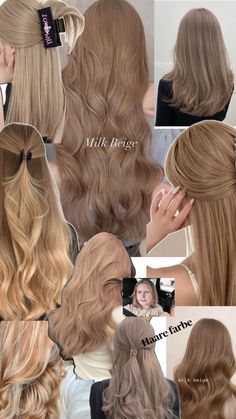 Beige Hair, Korean Hair Color, Hair Inspiration Long, Bald Hair, Hair Tips Video, Pretty Hair Color, Dye My Hair, Hair Dye Colors, Hair Inspiration Color