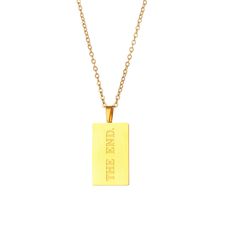 Looking for a piece of jewelry that truly reflects your individuality? Look no further than our 2023 Individuality Message Tarot Necklace Pendant. The trendy square pendant design is unlike anything else you'll find on the market, making it the perfect statement piece for anyone who wants to stand out from the crowd. Unique Design: The square pendant design sets this necklace apart, adding a touch of individuality to your style. High-Quality Materials: Crafted from high-quality 316L stainless st Meaningful Rectangular Jewelry For Everyday Use, Meaningful Rectangular Necklaces For Gifts, Meaningful Rectangular Necklace For Gift, Meaningful Everyday Rectangular Jewelry, Meaningful Gift Necklace, Rectangular Box Chain Necklace For Anniversary, Spiritual Personalized Rectangular Jewelry, Anniversary Box Chain Rectangular Necklaces, Personalized Rectangular Spiritual Necklace