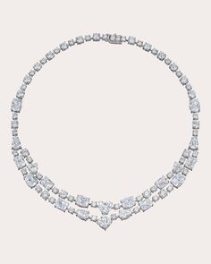 Anabela Chan Diamond Love Heart Choker Necklace | OLIVELA Statement Diamond Necklace, Chopard Diamond Necklace, Dope Jewelry Accessories, Heart Choker Necklace, Diamond Choker Necklace, Heart Necklace Diamond, Heart Choker, Boot Jewelry, Necklace Diamond