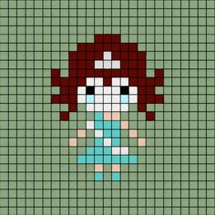 The Rise and Fall of a Midwestern Princess Chappell Roan Pixel Grid, Chappell Roan Pixel Art, Chappell Roan Perler Bead, Chappell Roan Crochet Tapestry, Chappell Roan Alpha Pattern, Chappell Roan Crochet, Princess Pixel Art, Midwestern Princess