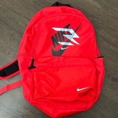 Brand New With Tag Never Been Used Nothing Wrong With It Price Includes Shipping And Taxes We Paid For When Purchased Nike Bags, Red Backpack, Nike Accessories, Girly Accessories, Nike Red, Nike Women, Bag Lady, Backpacks, Brand New