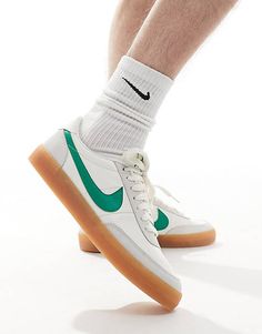 Nike Killshot 2 Leather sneakers in white and green | ASOS Green High-top Skate Shoes With Gum Sole, Green Sporty Skate Shoes With Gum Sole, Green Custom Sporty Sneakers For Skateboarding, Green Sporty Skate Shoes With Contrast Sole, Green Sporty Custom Sneakers For Skateboarding, Sporty Green Skate Shoes With Contrast Sole, Sporty Green Custom Sneakers For Skateboarding, Green Vulcanized Sole Sneakers For Skateboarding, Nike Green Sneakers With Gum Sole