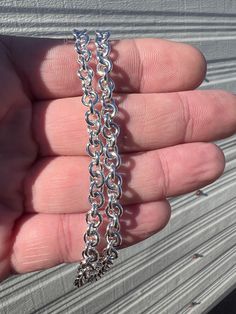 Handmade .999 silver necklaces and bracelets by AEsilvergems. Each necklace and bracelet is unique. It is handcrafted using traditional techniques, from the rough material to the finished product.each with a unique form and texture. 6mm width.