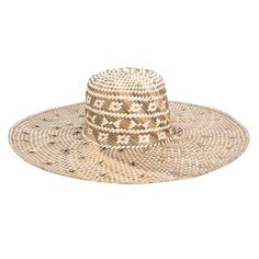 Our palm leaf sun hat, made with natural fibers from Indonesia, provides ample shade and is easily packable for travel. This collection boasts sustainable craftsmanship by local artisans, utilizing eco-friendly materials. Due to its handmade nature, slight color variations may occur. (PRODUCT INFO): Size: Dimensions are 21" - 23" circumference (USA hat size Medium-7) Material: 100% Organic Natural Palm Leaf Organic handcrafted palm leaf sun hat features a wide brim to protect your full face from Bohemian Beige Straw Hat For Travel, Natural Woven Sun Hat For Beach Season, Beach Straw Hat With Flat Brim And Open Weave, Flat Brim Open Weave Straw Hat For Beach, Open Weave Flat Brim Straw Hat For Beach, Artisan Woven Straw Hat For Summer, Beach Season Natural Woven Sun Hat, Vacation Sun Hat With Open Weave And Curved Brim, Vacation Sun Hat With Curved Brim And Open Weave