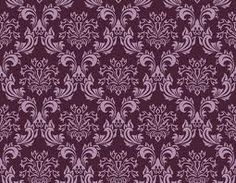 a purple and white wallpaper with an ornate design