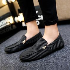 Upper Material: Artificial Leather Outsole Material: Plastic Lining Material: Cotton Fabric Model Number: WA08 Shoes Type: Loafers Closure Type: Slip-On Pattern Type: Gingham Season: Summer Fit: Fits true to size, take your normal size Feature: Breathable Insole Material: EVA Black Flat Slip-ons For Spring, Spring Business Casual Slip-ons, Black Flat Heel Loafers For Summer, Black Summer Loafers For Business, Casual Business Slip-ons For Spring, Black Casual Slip-ons For Spring, Casual Black Slip-ons For Spring, Casual Black Slip-on Loafers, Black Slip-on Casual Loafers