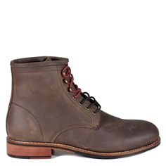 The CLAY TIMER by Diba True for Men has brought you another classic boot that you'll be reaching for again and again. It's lace up design adds refinement while it's full grain leather material and 1-inch heel with rubber outsole adds a rugged finish to any look. Measurements: 1-inch Rubber Outsole, 5-inch Shaft Height Genuine Full Grain Leather Upper Lace Up Entry Business Lace-up Boots With Reinforced Heel, Oiled Leather Ankle Chukka Boots With Goodyear Welt, Classic Outdoor Chukka Boots With Plain Toe, Classic Plain Toe Chukka Boots For Outdoor, Classic Hiking Boots With Reinforced Heel, Classic Waterproof Boots With Plain Toe In Oiled Leather, Rugged Goodyear Welted Waterproof Boots With Plain Toe, Classic Outdoor Plain Toe Chukka Boots, Rugged Waterproof Boots With Goodyear Welt