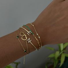 Good shoopping :) Gold Charm Bracelet With Jewels For Gift, Dainty Jeweled Bracelets As Gift, Jeweled Bangle Bracelet For Gifts, Jeweled Bangle Bracelets As Gifts, Green Bangle Bracelets For Everyday, Everyday Green Bangle Bracelets, Everyday Green Bangle Bracelet, Metal Bracelets With Jewels For Gifts, Green Adjustable Chain Bracelet