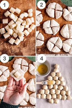 the steps to make marshmallows are shown