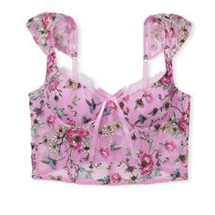 Victoria's Secret Dream Angels Floral Embroidery Pink Cap-Sleeve Corset Top - Size: M - Nwt - No Signs Of Wear/Flaws - Accepting Or Countering All Offers - Same Or Next Day Shipping (Excludes Holidays & Weekends) - 10% Off 2 Or More Items You Bundle Embroidery Caps, Lace Corset Top, Pink Cap, Corsets And Bustiers, Lace Corset, Women Corset, Corset Top, Floral Embroidery, Floral Lace