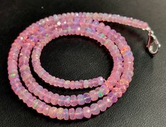 Ethiopian Opal Necklace, Faceted Bead Necklace, Flash Light, Natural Treatments, Opal Necklace, Dream Jewelry, Beads Necklace, Faceted Bead, Necklace Length