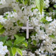 Moissanite Cross Wedding Pendant 14k White Gold 😂 White Gold Cross Pendant Jewelry With Prong Setting, White Gold Cross Pendant With Vvs Clarity, Diamond White Single Cut Cross Pendant Jewelry, Nickel-free White Gold Cross Pendant Jewelry, Nickel-free Spiritual Cross Pendant Jewelry, 1 Carat