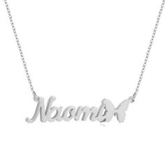 Design your own one-of-a-kind necklace with your name or a special word up to 13 characters. Each necklace is carefully made of quality stainless steel (gold plating available).Details:Available in Stainless Steel or Stainless Steel with Gold P... Name Necklace Silver, Special Words, Word Up, Personalized Pendant, Hand Craft, Rose Gold Necklace, Name Necklace, Birthday Outfit, Gold Plating