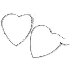 The heart symbol is widely recognized not only as a symbol of love but of compassion, joy, and charity. available in gold and silver * free of lead, nickel, and cadmium Shaped Hoop Earrings, Symbol Of Love, Heart Symbol, Heart Hoop Earrings, Love Symbols, Silver Hoop Earrings, Gold And Silver, Of Love, Women's Earrings