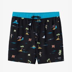 Ready for sunshine and long days at the beach or by the pool. Our trunks feature an elastic waist that's fully adjustable so you can get the perfect fit every time. Side pockets offer extra storage while the shorter outseam creates a vintage-inspired look. O'Neill Men's swim trunk 17" Outseam- well above the knee fit Hyperfreak stretch O'Neill Hyperdry Elastic waist with tunnel drawcord Hand pockets, back pocket Anti-rash hyperthread 53% Recycled Polyester, 37% Polyester, 10% Elastane Beachwear Swim Trunks With Built-in Shorts For Summer, Blue Beachwear Bottoms For Summer Activities, Beachwear Shorts For Summer Activities, Short Bottoms For Summer Beach Activities, Blue Bottoms For Beachwear In Summer, Beachwear Swim Trunks With Built-in Shorts For Summer Activities, Swimwear With Built-in Shorts For Summer Activities, Beachwear Bottoms For Summer Activities, Short Beachwear Bottoms For Summer Activities