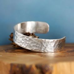 Hammered Silver Cuff 1/2 Jewelry Care Card, Silver Cuff Bangle, Hammered Bracelet, Copper Cuff, Hammered Sterling Silver, Sterling Silver Cuff Bracelet, Care Card, Sterling Silver Cuff, Hammered Silver