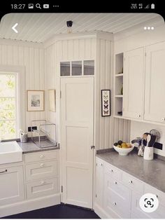 the kitchen is clean and ready for us to use in its new owner's home