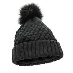 Xetra Women's Cable Knit Hat, T8KCP-BLK Winter Outdoor Cable Knit Beanie, Cable Knit Beanie For Outdoor Winter Use, Winter Cable Knit Beanie For Outdoor, Winter Cable Knit Beanie One Size, Thick Warm Hats For Cold Weather, Cozy Cable Knit Winter Hat, Winter Cable Knit Hats For Cold Weather, Warm Knit Hats For Winter, Winter Cable Knit Crochet Beanie