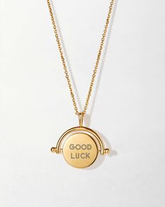 Hidden Message Spinner Necklace Gold Disc Necklace, Diamond Evil Eye, Hidden Messages, Hidden Message, Gold Disc, Jewelry Essentials, Ethical Jewelry, Birthstone Gifts, Disc Necklace