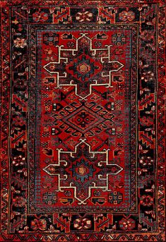 Safavieh Vintage Hamadan VTH211A Red - Multi | Rug Studio Safavieh Rug, Southwestern Area Rugs, Persian Motifs, Old World Style, Rug Direct, Classic Rugs, Transitional Rugs, Persian Area Rugs, Red Area Rug