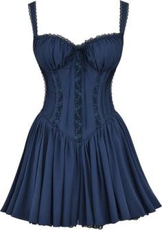 HOUSE OF CB Pintuck Lace Trim Babydoll Dress | Nordstrom Navy Blue Mini Dress, French Dress, Corset Mini Dress, French Navy, Swimwear Dress, House Of Cb, Blue Mini Dress, Hoco Dresses, Babydoll Dress