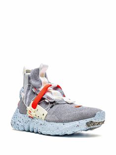 Shop Nike Space Hippie 03 sneakers with Express Delivery - FARFETCH Nike Space Hippie, Grey Sneakers, Sneakers Grey, Nike Huarache, Pull Tab, Sneakers Shoes, Hard To Find, Ankle Length, Illinois