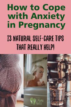 A doula shares 13 natural self-care tips for coping with anxiety in pregnancy. If you are looking for natural ways to ease anxiety and improve sleep, these tips may really help! #pregnancyanxiety, #pregnancyselfcare, #anxietyinpregnancy, #selfcareformoms Tips For Pregnancy, Birth Tips, Remedies For Nausea