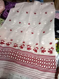 Assam traditional dress for women from Assam india Assamese Traditional Dress, Assam Traditional Dress, Assamese Motifs, Mekhela Chador Assamese Bride, Assamese Textile Design, Bed Cover Design, Traditional Dresses, India, Saree