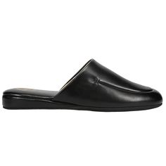 PRICES MAY VARY. Leather upper Slip on entry Stitched vamp design Foam cushioned footbed Sole designed for indoor use only Premium Brand, Casual Slippers, Leather Slippers, Casual Black, Premium Brands, Mens Slippers, Pharmacy Gifts, Leather Fashion, Soft Leather