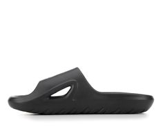 This product is part of the adidas® End Plastic Waste movement and contains recycled content, EVA construction made with a minimum of 50% natural and renewable materials, Easy slip-on entry, Open round toe, Cushioned foam insole with traction design, Bio-based EVA midsole made with 17% plant-based content derived from sugarcane, Durable outsole with traction grooves, adidas® branding details including embossed upper | Men's Adidas Adicane Sustainable Sport Slides Sandals in CBlack/CBlack Size 11 Comfortable Adidas Slip-on Slides, Adidas Synthetic Sandals For Outdoor, Adidas Slip-resistant Slip-on Slides, Sporty Slip-resistant Sandals For Water Sports, Comfortable Breathable Sport Sandals For Sports, Comfortable Breathable Sport Sandals, Sporty Slides With Cushioned Footbed For Outdoor, Sporty Outdoor Slides With Cushioned Footbed, Adidas Sandals For Summer Outdoor Activities